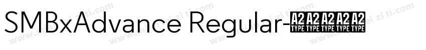 SMBxAdvance Regular字体转换